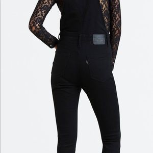 Levi’s Skinny Black Overalls